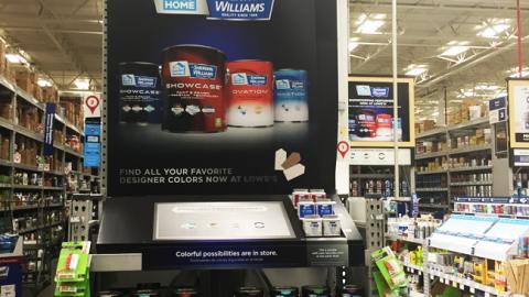 Lowe's HGTV Home by Sherwin-Williams Endcap