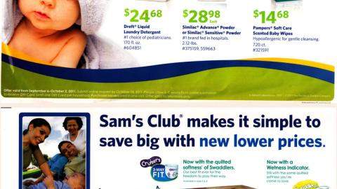 Sam's Club Baby Care Insert