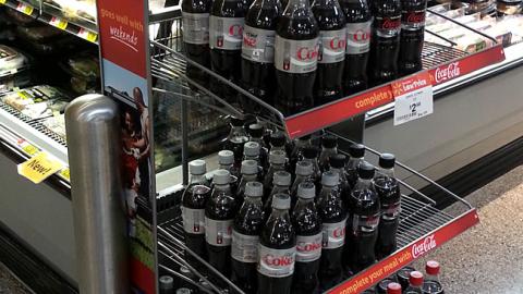 Coca-Cola Walmart 'Effortless Meals' Floorstand