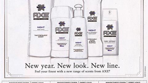 Axe White Label 'Feel Your Finest' FSI