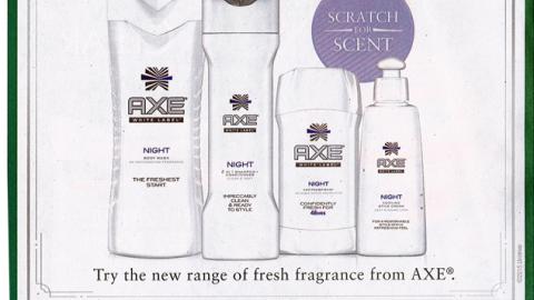 Axe White Label 'Scratch For Scent' FSI