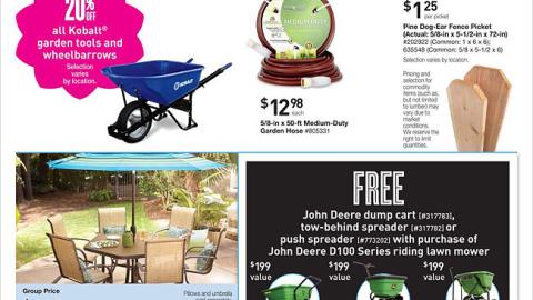 Lowe's 'Spring Black Friday' Feature