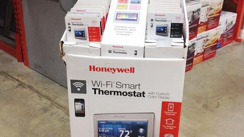 Home Depot Honeywell 'Smart Themostat' Floorstand