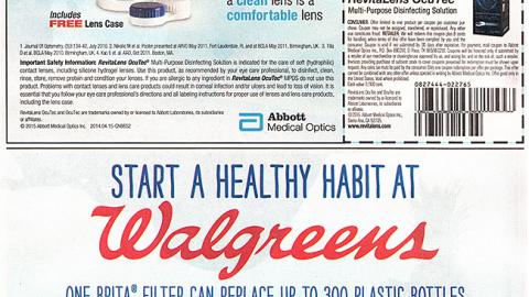 Brita Walgreens 'Healthy Habit' FSI