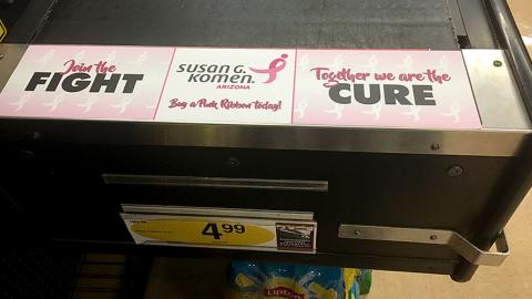 Fry's 'Join the Fight' Conveyor Belt Cling
