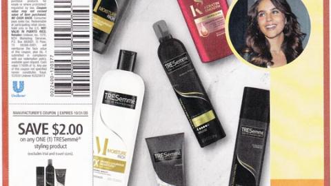 Tresemme 'Own Your Look At Home' FSI