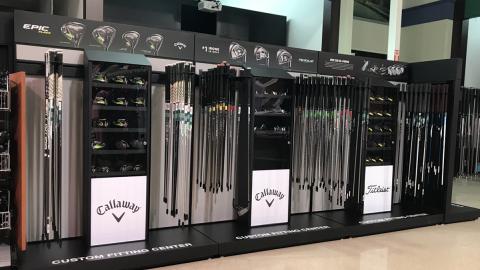 Dick's Sporting Goods 'Custom Golf Fitting Experience' In-Line Display