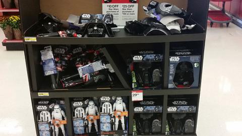 Target 'Star Wars' Half-Pallet Display