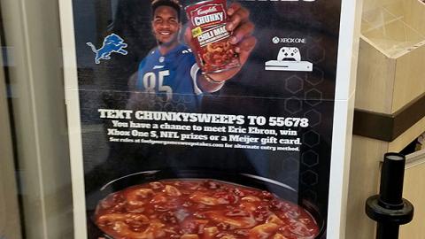 Campbell's Chunky Meijer 'Fuel Your Game' Security Wrap