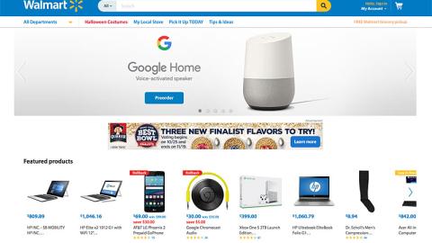 Walmart Google Home Carousel Ad
