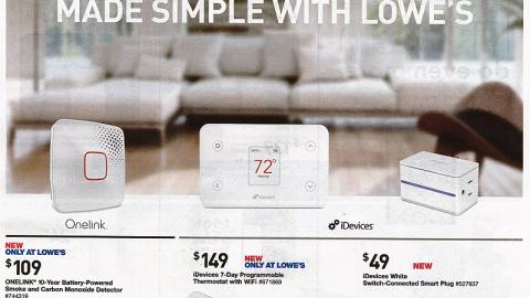 Lowe's 'Connected Home' Feature
