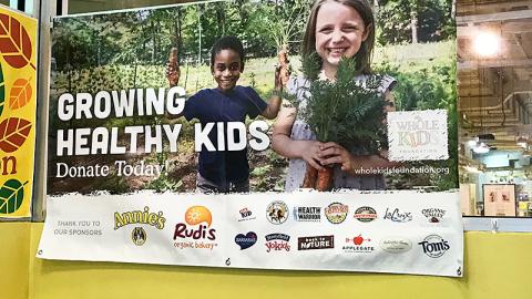 Whole Foods 'Growing Healthy Kids' Banner