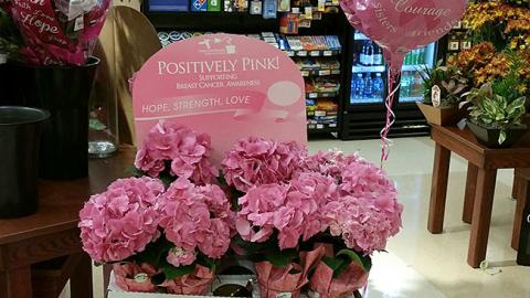 Hana Bay Flowers 'Positively Pink' Floorstand