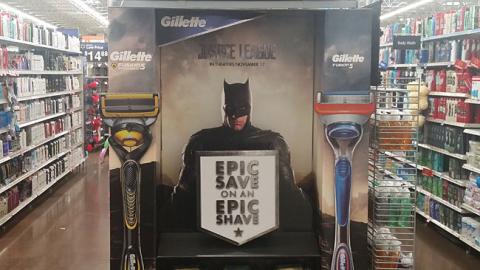 Gillette 'Justice League' Endcap