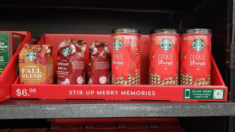 Starbucks 'Merry Memories' Walmart Shelf Tray
