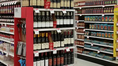 Target 'Under $15' Wine Endcap