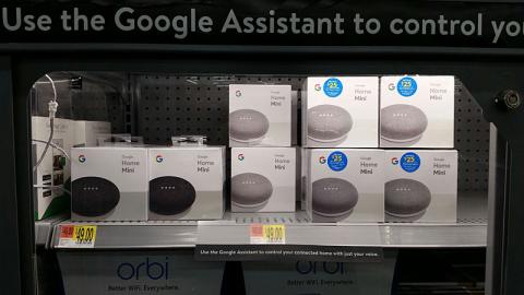 Walmart Google Home Mini Merchandising