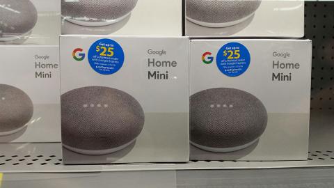 Google Home Mini Walmart On-Pack Incentive Sticker