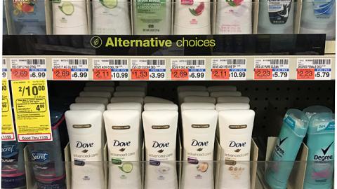 CVS 'Alternative Choices' Shelf Strip