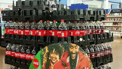 Coca-Cola Walmart 'Layer on Love' Pallet Wrap