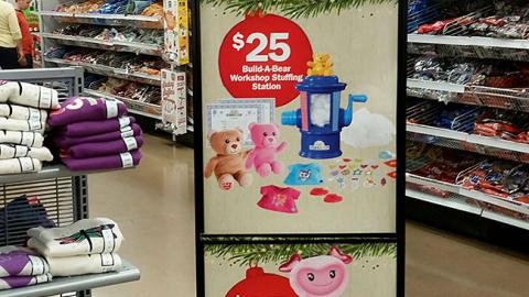 Meijer 'Top Deals on Top Gifts' Stanchion Sign