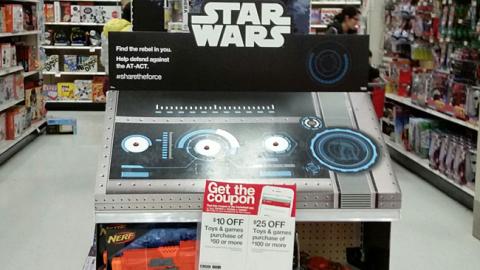 Target 'Star Wars' Toy Endcap