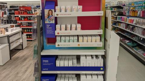 Native x Baked by Melissa Target 'Make Life Sweeter' Endcap