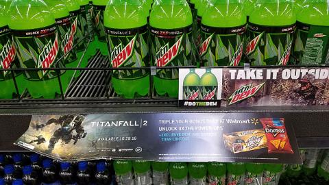 PepsiCo Walmart 'Titanfall 2' Shelf Strip
