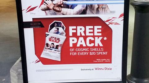 Winn-Dixie 'Free Pack' Stanchion Sign