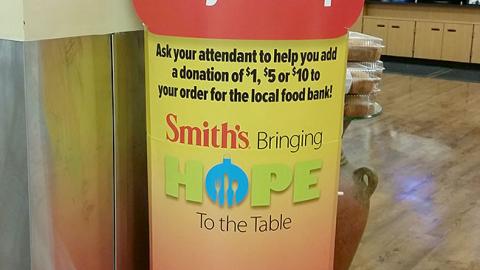 Smith's 'Can You Help?' Standee