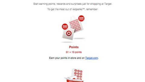 Target REDperks 'For Android' Email