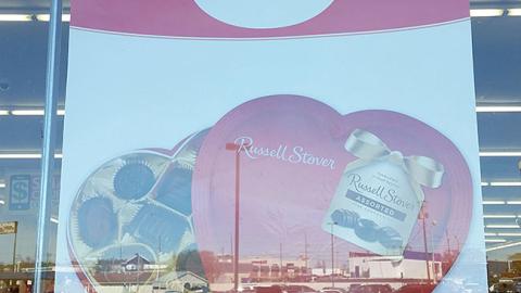 Family Dollar Russell Stover '$5' Window Poster
