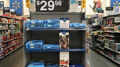 Blue Buffalo Walmart Endcap Display