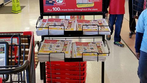 Winn-Dixie 'Prices Down and Staying Down' Rack Sign