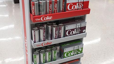 Diet Coke 'Taste Buds Need Excitement' Floorstand