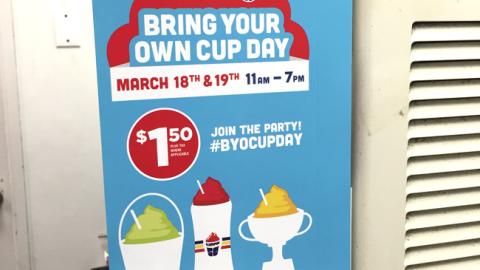7-Eleven 'Bring Your Own Cup Day' Side Panel