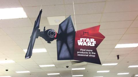 Target Star Wars Ceiling Sign