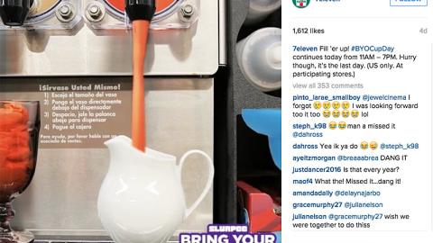 7-Eleven ‘Fill ‘er up!’ Instagram Update