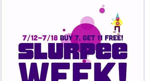 7-Eleven ‘Slurpee Week’ Facebook Update