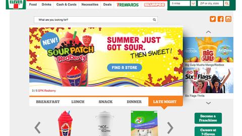 Sour Patch Redberry Slurpee Carousel Ad