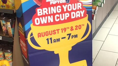 7-Eleven ‘Bring Your Own Cup Day’ Standee
