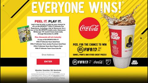Coca-Cola 7-Eleven ‘Everyone Wins’ Web Page
