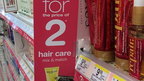 Walgreens '3 for 2' Hair Care Violator