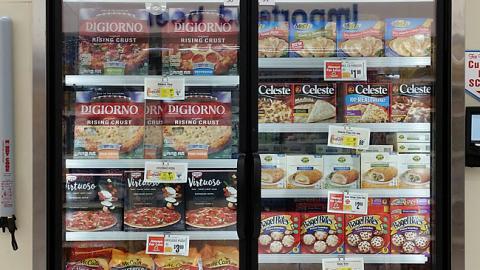 ShopRite Celeste 'Pizza For One' Ceiling Sign 