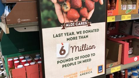 Aldi Feeding America ‘Aldi Cares’ Side Panel