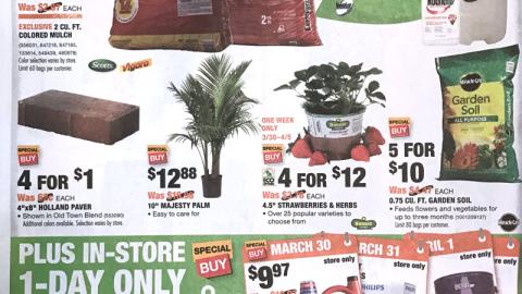 Home Depot 'Spring Black Friday' Feature