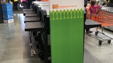 Home Depot 'Spring Black Friday' Standee