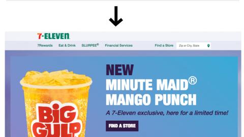 7-Eleven Home Page Redesign