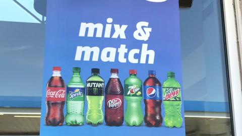 7-Eleven 'Mix & Match' Window Poster