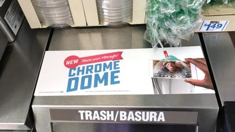 Slurpee 'Chrome Dome' Cling